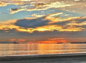 Aan het strand