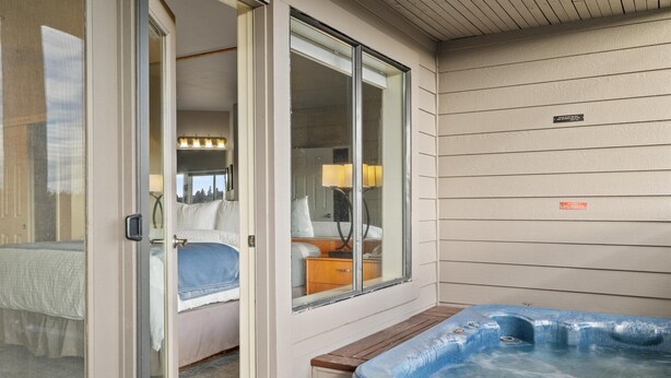 Condo, Multiple Beds, Fireplace, Mountain View (RiverView Retreat) | Terrace/patio - Riverview Retreat Picturesque 2 BDR in Resort! (Bend)