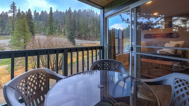 Appartamento, letti multipli, idromassaggio, vista montagna (Condo on Stagecoach Ski Run) | Vista dalla camera