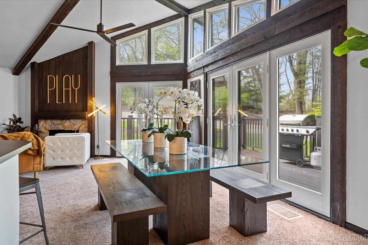 獨棟房屋, 多張床, 庭院, 花園景觀 (Summerset at Abbey Springs) | 用餐區