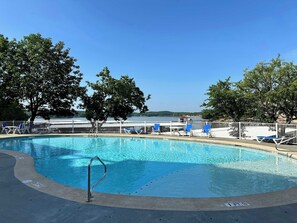Pool - Lazy L at the Lake Chic 3 BDR Condo w/ Boat Slip (Lake Ozark)