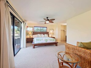 ハウス ベッド (複数台) バルコニー ガーデンビュー (He'eia Bay Paradise) | 3 室のベッドルーム、客室ごとに異なる装飾、客室ごとに異なるインテリア、ベッドシーツ