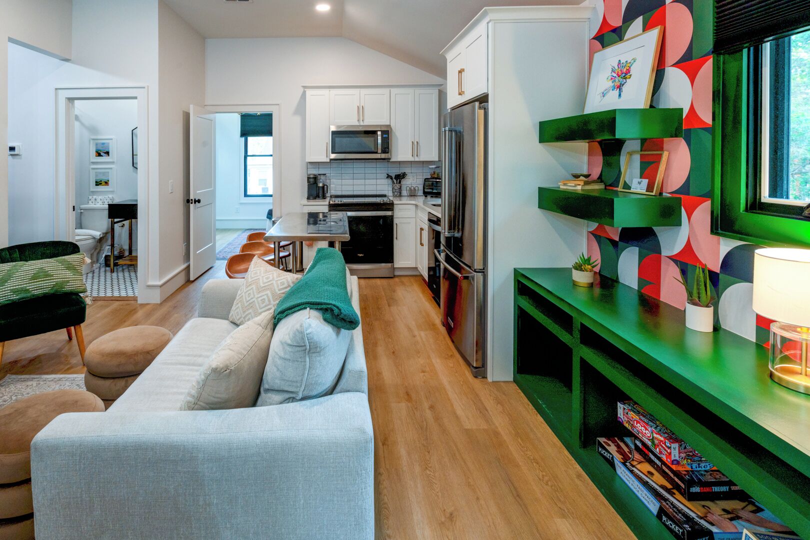 House, Multiple Beds, Kitchen, Garden View | Living area | TV