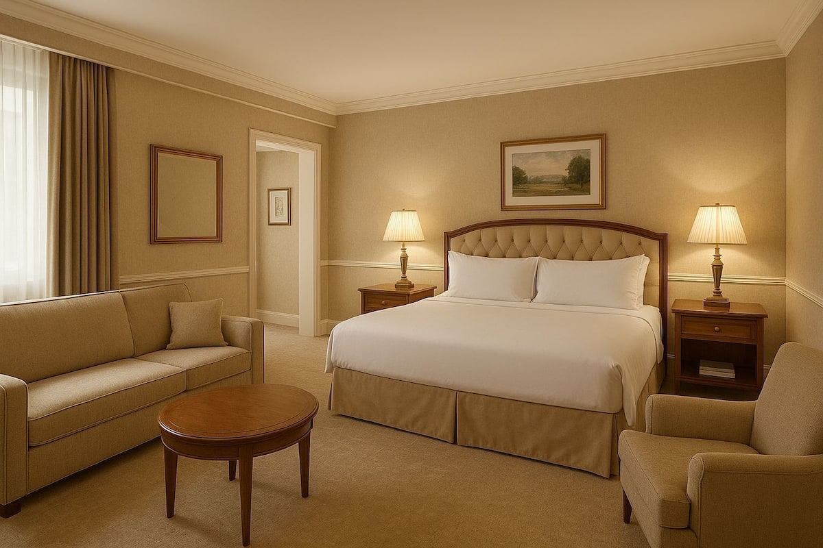 Royal Studio Suite | Pillowtop beds, minibar, individually decorated, individually furnished