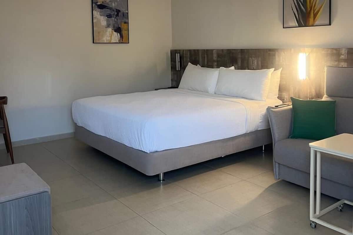 Deluxe Room, 1 King Bed, Non Smoking (with Sofabed) | 1 bedroom, in-room safe, desk, blackout drapes