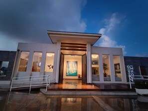 Façade de l’hébergement