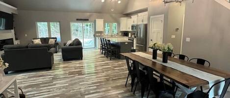 TV connectée, cheminée