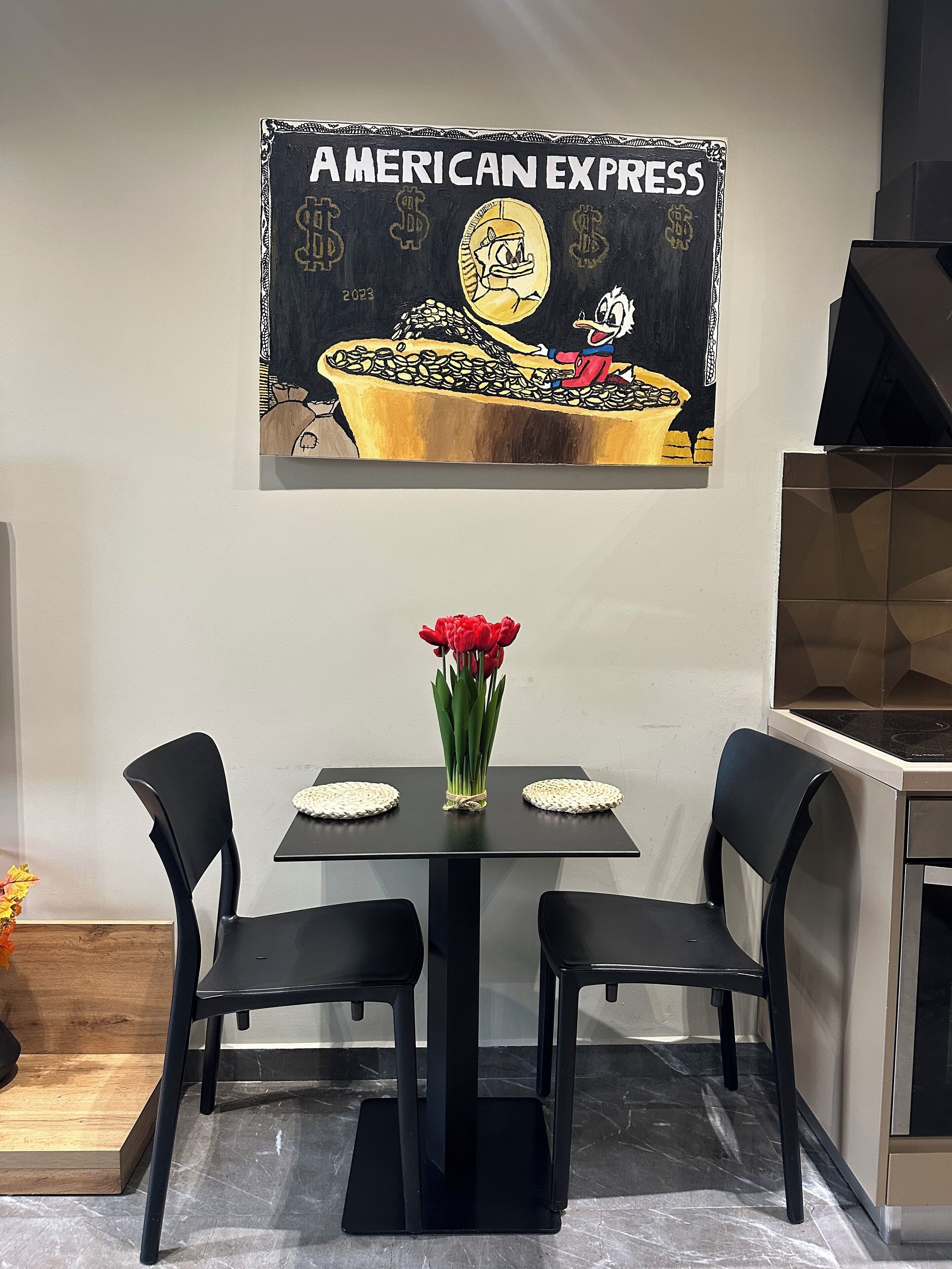 Room 01 | Cuisine privée | Mini réfrigérateur, micro-ondes, plaque de cuisson