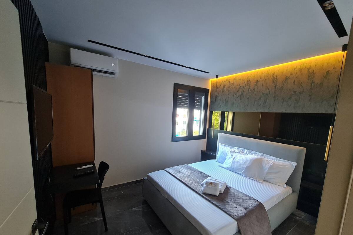 Room 02 | Bộ trải giường bằng vải cotton Ai Cập, bộ đồ giường cao cấp 