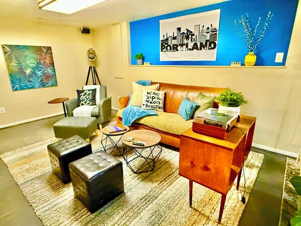 Smart TV, books, music library