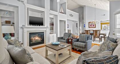 Seas the Day at Bay Creek | Luxury Resort Townhome w/ Pool, Fenced Yard, Fireplace & Pet Friendly
