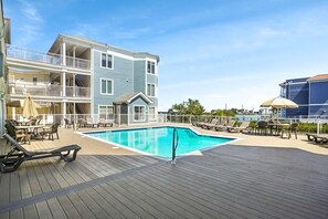 Pool - Sunset Bay Villa 221 - Waterfront, Pool, Gym! (Chincoteague Island)