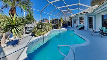 Indoor pool, outdoor pool