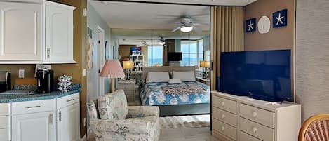 Condo, 1 King Bed, Pool Access, Ocean View (#701B) | 1 bedroom, individually decorated, individually furnished, free WiFi