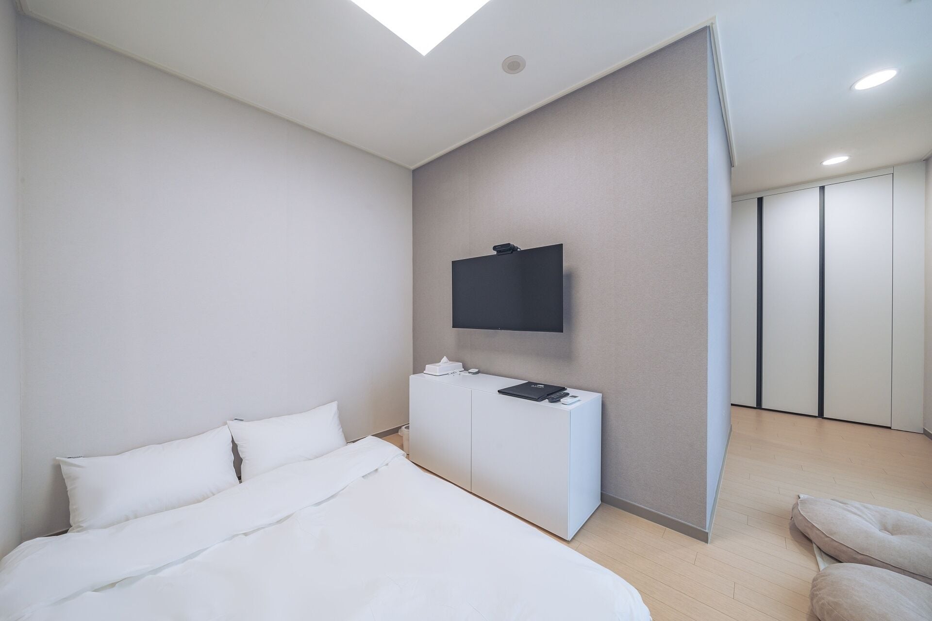 Premium bedding, pillow-top beds, blackout curtains, free WiFi