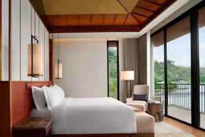 Villa, 1 King-Bett, Nichtraucher, Meerblick | 2 Schlafzimmer, BettwÀsche aus Àgyptischer Baumwolle