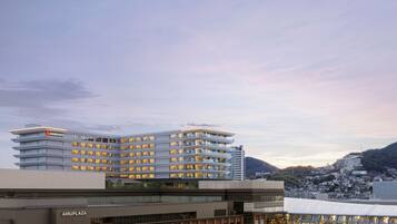 Minibar, desk, blackout curtains, iron/ironing board