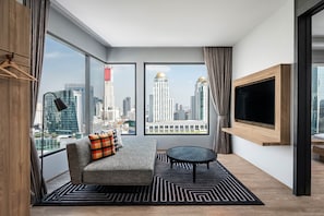 Deluxe Room, 1 Queen Bed, City View - Moxy Bangkok Ratchaprasong (Bangkok)