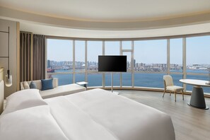 Down duvets, minibar, in-room safe, desk - Qingdao Marriott Hotel Jiaozhou (Qingdao)