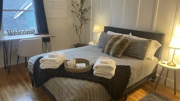2 habitaciones, tabla de planchar con plancha, wifi y ropa de cama