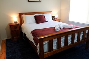 3 bedrooms, iron/ironing board, travel cot, WiFi