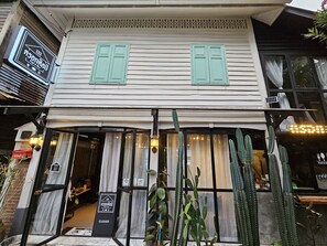 Façade de l’hébergement