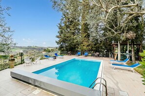 Family House, Multiple Bedrooms, Mountainside (Villa Paola Private Pool Gym in) | Pool | Seasonal outdoor pool - Villa Paola Private Pool Gym in Chianti (Montespertoli)