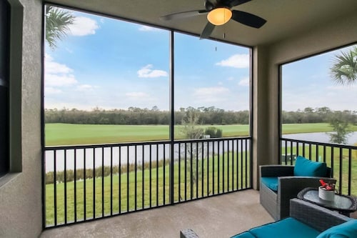 Enjoy lake and golf views from this Lakewood National condo - Sunsational