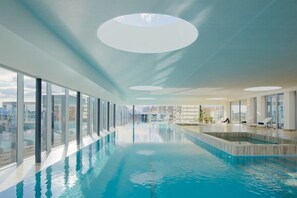 Indoor pool, a heated pool