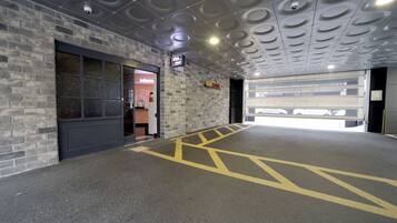 Free self parking, free valet parking