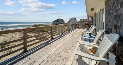 7019- Sara's Sea Breeze, Amazing Views! Oceanfront, Pet Friendly in Beautiful Rodanthe