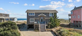 7019- Sara's Sea Breeze, Amazing Views! Oceanfront, Pet Friendly in Beautiful Rodanthe