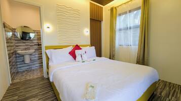 Comfort-Studiosuite, Bergblick | Daunenbettdecken, individuell dekoriert, individuell eingerichtet, WLAN