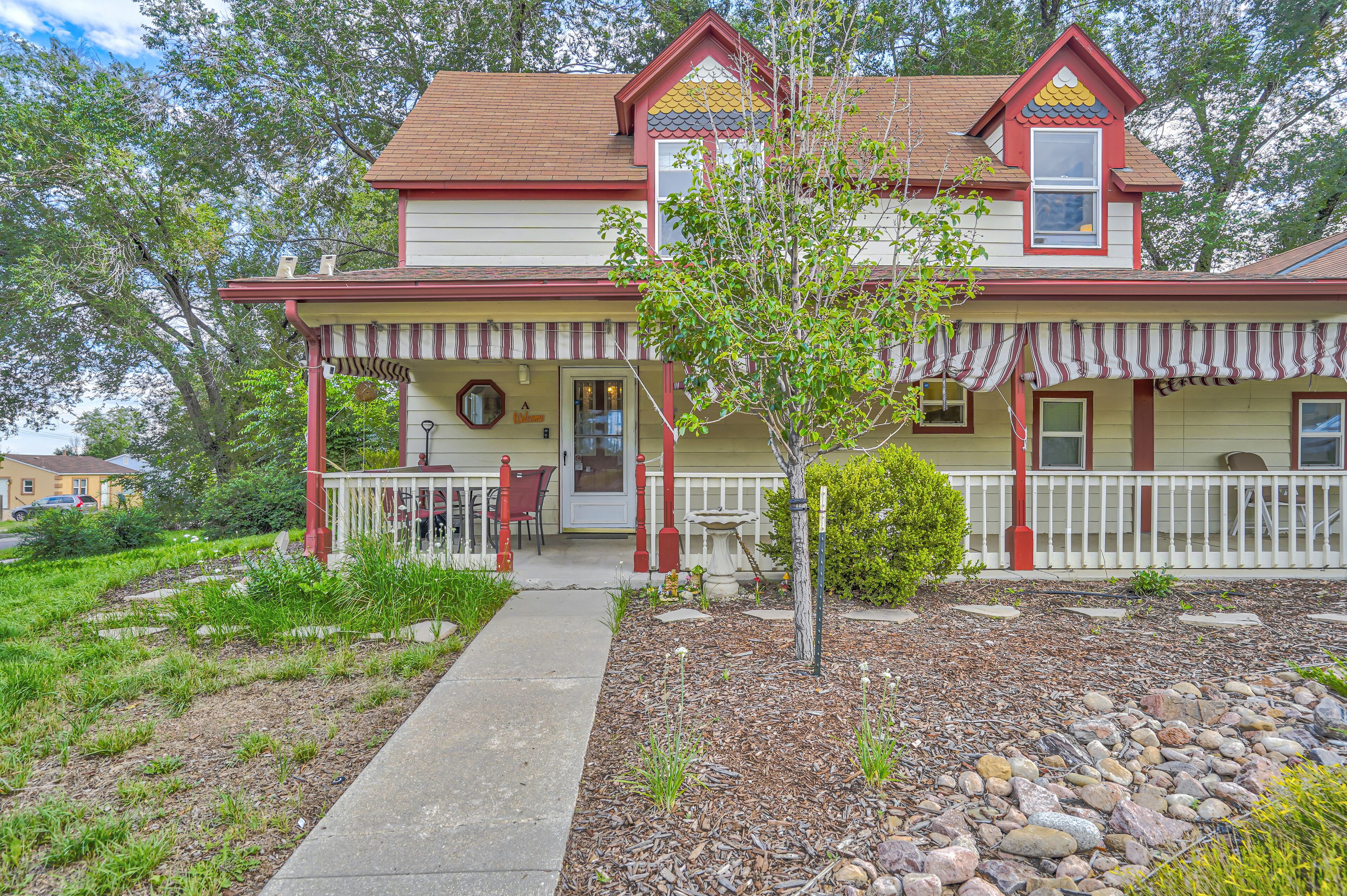 Fassade der Unterkunft