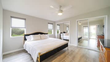 2 bedrooms, iron/ironing board, travel crib, WiFi