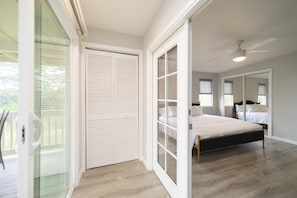 2 bedrooms, iron/ironing board, travel crib, WiFi