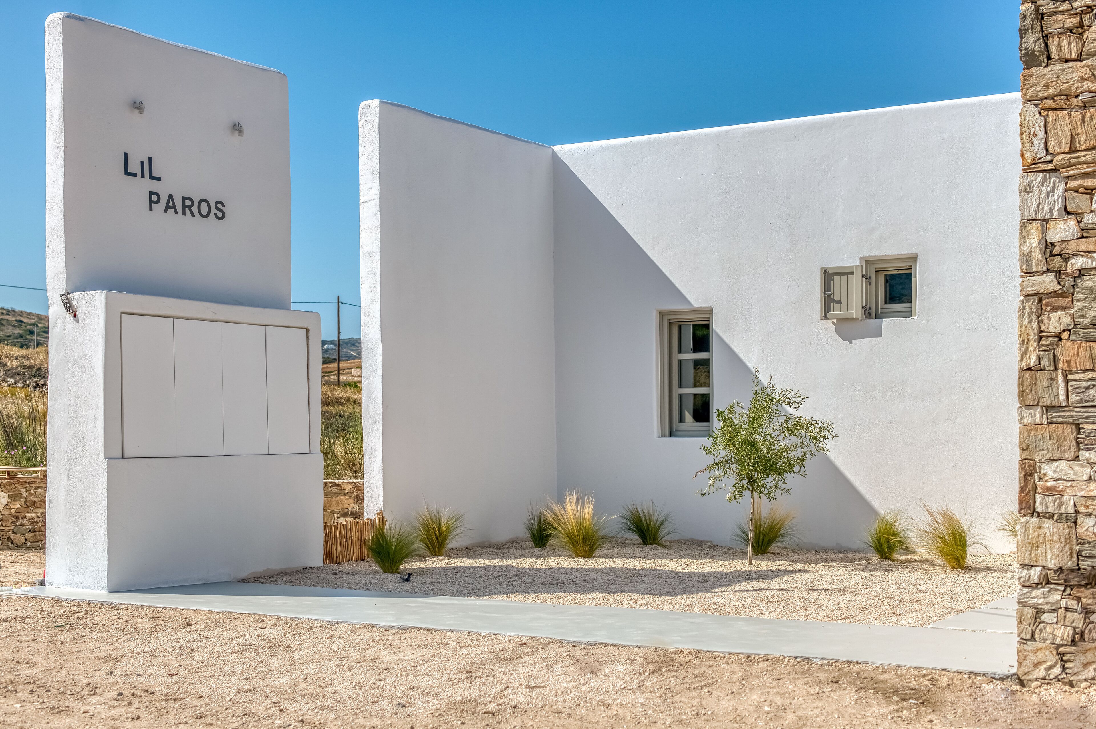 Façade de l’hébergement