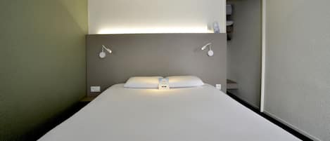 Standardrum - 1 dubbelsäng | Ljudisolering, gratis wi-fi och sängkläder