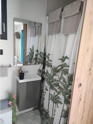 SĂšche-cheveux, serviettes fournies, savon, papier toilette