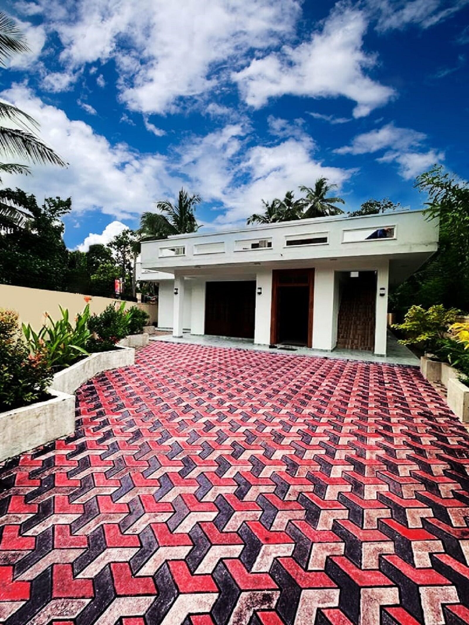 Majoituspaikan julkisivu