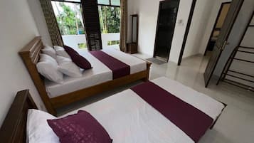 Premium bedding, down duvets, memory-foam beds, soundproofing