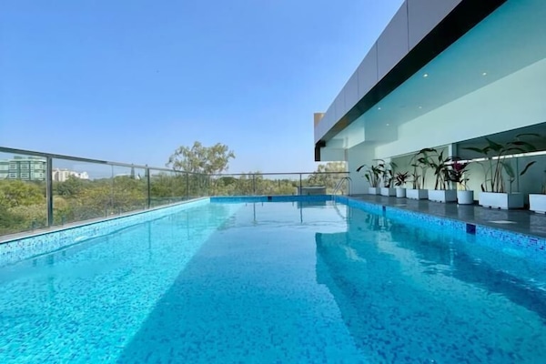 Piscina en la azotea