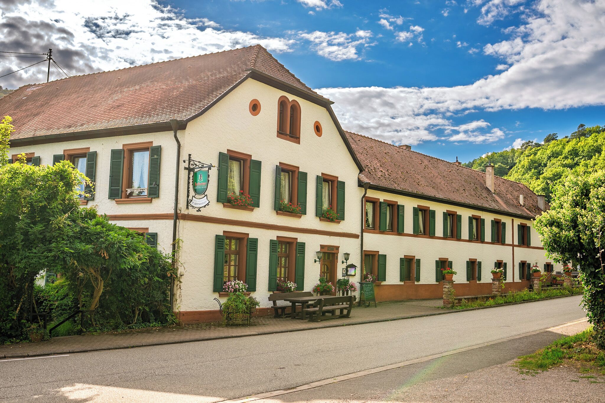 Fassade der Unterkunft