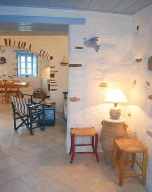 Living area - Paros Traditional Nest Paroikia Delight (Paros)