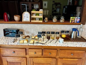 Kontinental frokost er inkludert hver dag