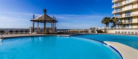 Indoor pool, a heated pool