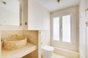 Shower, hair dryer