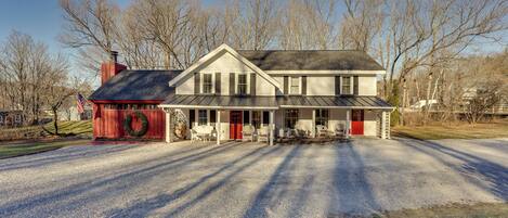 Fachada de la propiedad