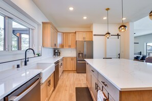 House (5 Bedrooms) | Interior - Mtn-view Deck + Game Room: Granby Getaway (Granby)