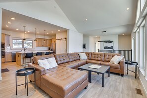 House (5 Bedrooms) | Interior - Mtn-view Deck + Game Room: Granby Getaway (Granby)